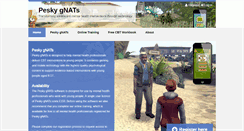 Desktop Screenshot of peskygnats.com